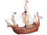 Artesanía Latina - Maqueta de Barco en Madera - Carabela Española del Descubrimiento de América, Santa María - Modelo 22411N, Escala 1:65 - Maquetas para Montar - Nivel Medio