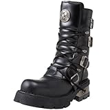 New Rock M 373 S1, Botas Plataforma Unisex Adulto, Nero Negro Itali Negro Nomada Negro Planin, 42 EU