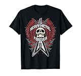 Heavy Metal Forever - Alas de guitarra de calavera Metalhead Musician Camiseta