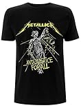 Metallica ...and Justice For All - Tracklist Hombre Camiseta Negro M
