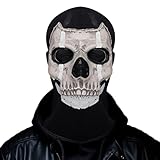 IWTBNOA Máscara de calavera de Halloween – Esqueleto de cabeza completa espeluznante, calavera de miedo, cráneo de horror para carnaval