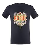 AC/DC Tattoo – Camiseta de, Todo el año, Hombre, Color Negro, tamaño XX-Large