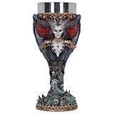 Nemesis Now Diablo® IV Lilith Copa de 19,5 cm, resina, producto oficial de Diablo, diseño exclusivo, vaso de bebidas Diablo, fundido en la mejor resina, pintado a mano por expertos, inserto extraíble