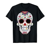 Día de los muertos Hombre Calavera Sugar Skull Mujer Camiseta