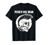 Punk's Not Dead Concierto de Punk Rock Regalo de calavera Camiseta