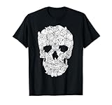 Camiseta de calavera de gato - Idea de disfraz de esqueleto de gatito Camiseta