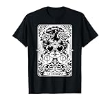Carta de tarot retro La Chingona con forma de calavera mexicana para mujer Camiseta
