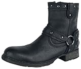 Rock Rebel by EMP Hombre Botas Negras con Remaches EU42