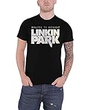 Linkin Park Minutes to Midnight - Camiseta Oficial para Hombre Negro M