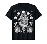 Fases Luna Serpiente Y Cristales Gótico Punk Camiseta