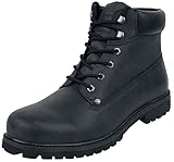 RED by EMP Hombre Botas Negras con Cordones EU43