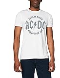 AC/DC Tour Emblem Camiseta, Blanco (White White), L para Hombre