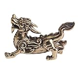 Danlai Mini Latón De Latón Bestia Antigua China Pixiu Decoración del Hogar Adornos De Animales De Cobre Estatua De Fengshui