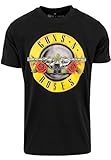 MERCHCODE Guns N' Roses Logo Tee, Camisetas Hombre, Negro, L
