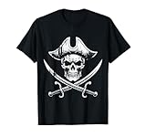 Camiseta vintage de calavera pirata - Espadas y calaveras para niños o adultos Camiseta