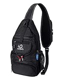 Waterfly Mochila Cruzada Plegable Pequeña Bolso de Hombro, Bolsa de Pecho para Senderismo Viajes Hombres y Mujeres
