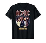 ACDC Highway To Hell Circle Rock Music Band Camiseta