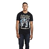 AC/DC World Tour 79 Camiseta, Negro (Black Blk), XXL para Hombre