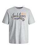 JACK & JONES Jjelogo Tee Ss O-neck 2 Col Ss24 Sn, Camiseta Hombre, Light Grey Mix, M
