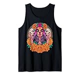 Flores Calavera La Catrina | Dia De Los Muertos Camiseta sin Mangas