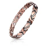 Pulsera de cobre para mujer, pulsera de mujer, joyería magnética para mujer, 40 g, Cobre