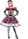 Spooktacular Creations Día de la mujer Día Los muertos Spanish Spanish Juego para Halloween Lady Dress Up Party, Dia Los Muertos (Medium)