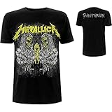 Metallica Sanitarium_Men_bl_TS:1XL Camiseta, Negro (Black Black), X-Large para Hombre