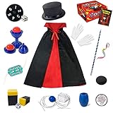 Heyzeibo Kids Magic Kit - Beginners Kids Magic Tricks Set Included Magic Wand, Top Hat, Fancy Dress & Much More, Novelty Magic Props Toy Birthday Gift for Magician Boy Girl