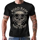 Gasoline Bandit Original Biker Racer Camiseta: Road Rash-L