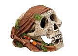 Nobby Pirate Skull Adornos para Acuario, 17,5 x 13,8 x 11,2 cm