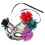 COLLBATH Máscara De Calavera Mexicana Día De Los Muertos Mascarada De Mujer Duradera