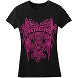 Metallica RNR Winged Logo de Las Mujeres Camiseta