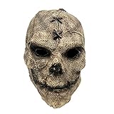 Yearsahrk Máscara de calavera – Máscara de terror Ghostface látex espeluznante demonio de miedo, accesorio para carnaval y Halloween