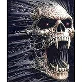 TWYYDP Puzzle Clásico Adulto 1500 Piezas Colmillos De Calavera De Miedo Niños O Amigos