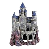 Vitakraft ( Language_Tag:es_ES, Value Penn-Plax Decoración de Acuario de Castillo de Mago de Edad mágica, Segura para peceras de Agua Dulce y Salada, Grande )