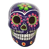 La Casa di Frida Calavera Mexicana, Calavera Mediana, 100% Hecho a Mano (Violeta)