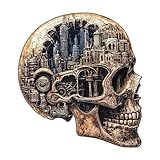 KaayeeWood Rompecabezas de Madera para Adultos,180 Piezas Ciudad Calavera Irregulares Puzzle de Madera,Puzzles para Adultos con Caja de Regalo, Decoración del Hogar