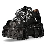 New Rock Zapatos Piel Militar Unisex Original Plataforma M.TANK120NSHLACE-S1 (41 EU)