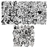 150 Pegatinas Góticas de Calavera y Vinilo Punk - Accesorios de Cosplay para Halloween, Favores de Fiesta - Calcomanías Reutilizables para Portátiles, Guitarras, Patinetas